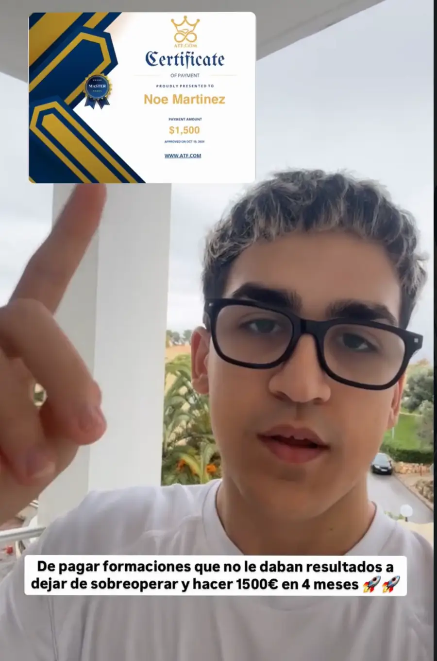 Resultado de un cliente de mundoInversiones