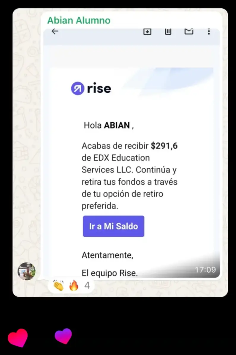Resultado de un cliente de mundoInversiones