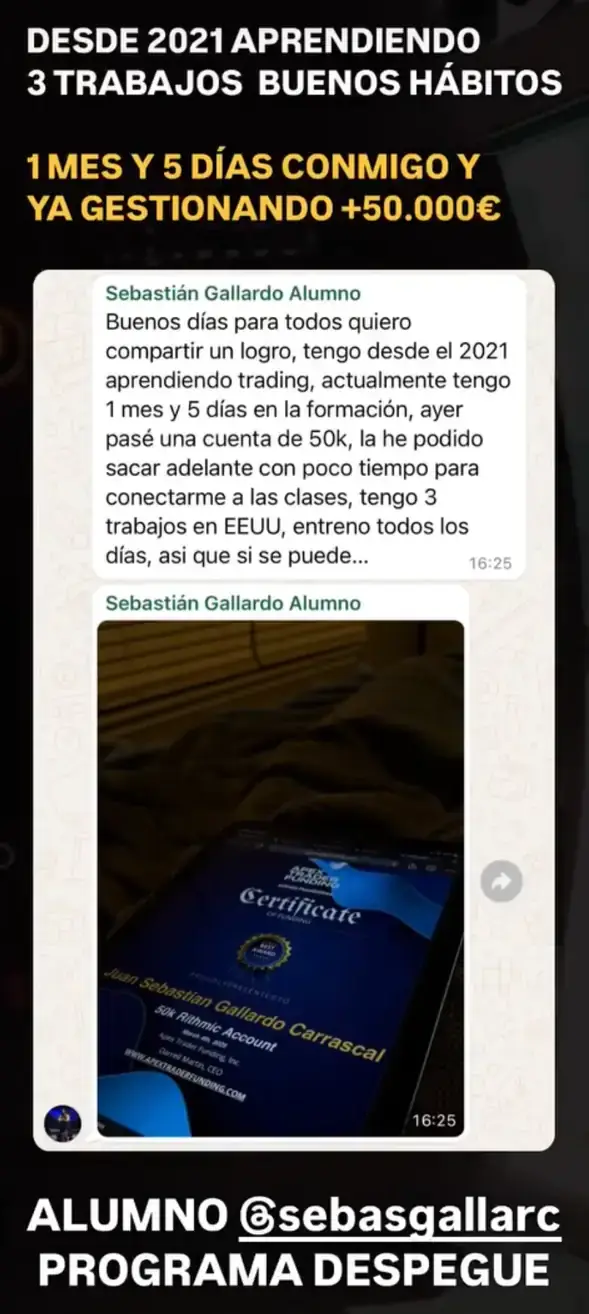 Resultado de un cliente de mundoInversiones