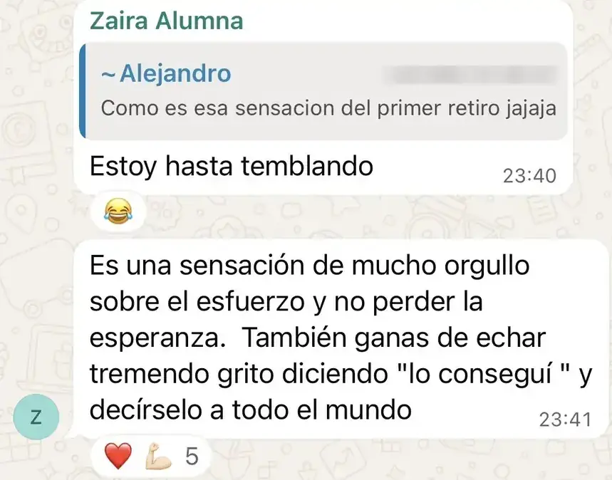 Resultado de un cliente de mundoInversiones