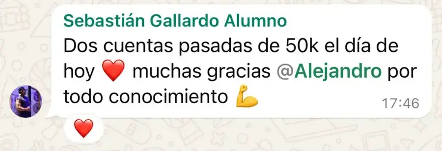 Resultado de un cliente de mundoInversiones