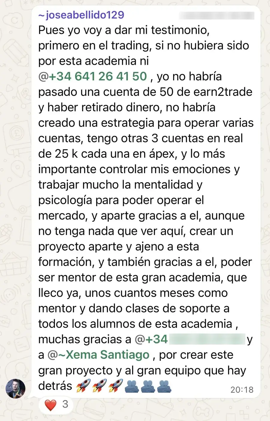Resultado de un cliente de mundoInversiones