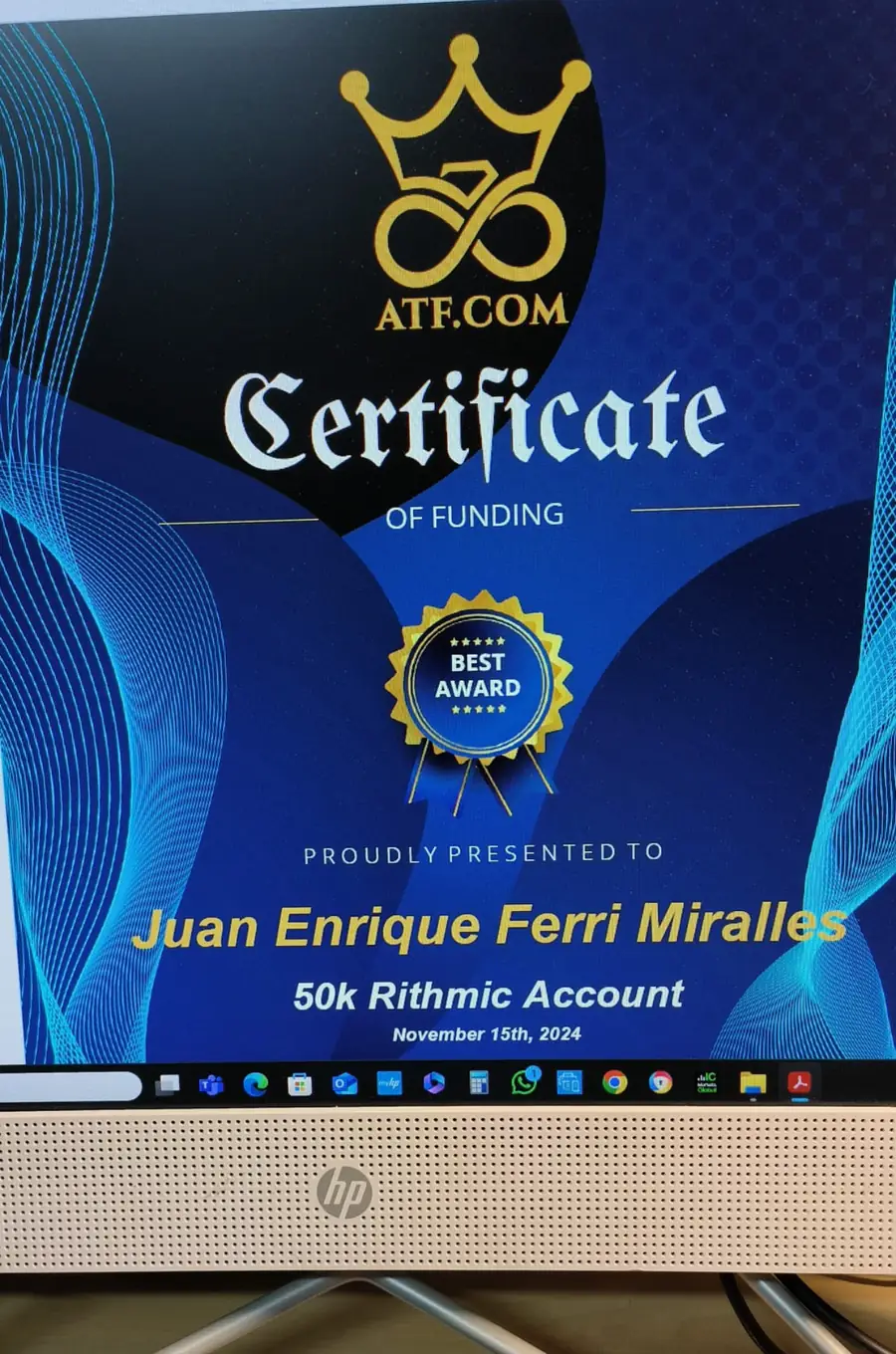 Resultado de un cliente de mundoInversiones