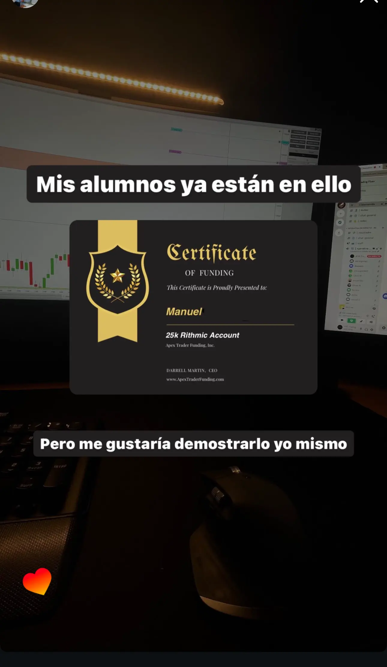 Resultado de un cliente de mundoInversiones
