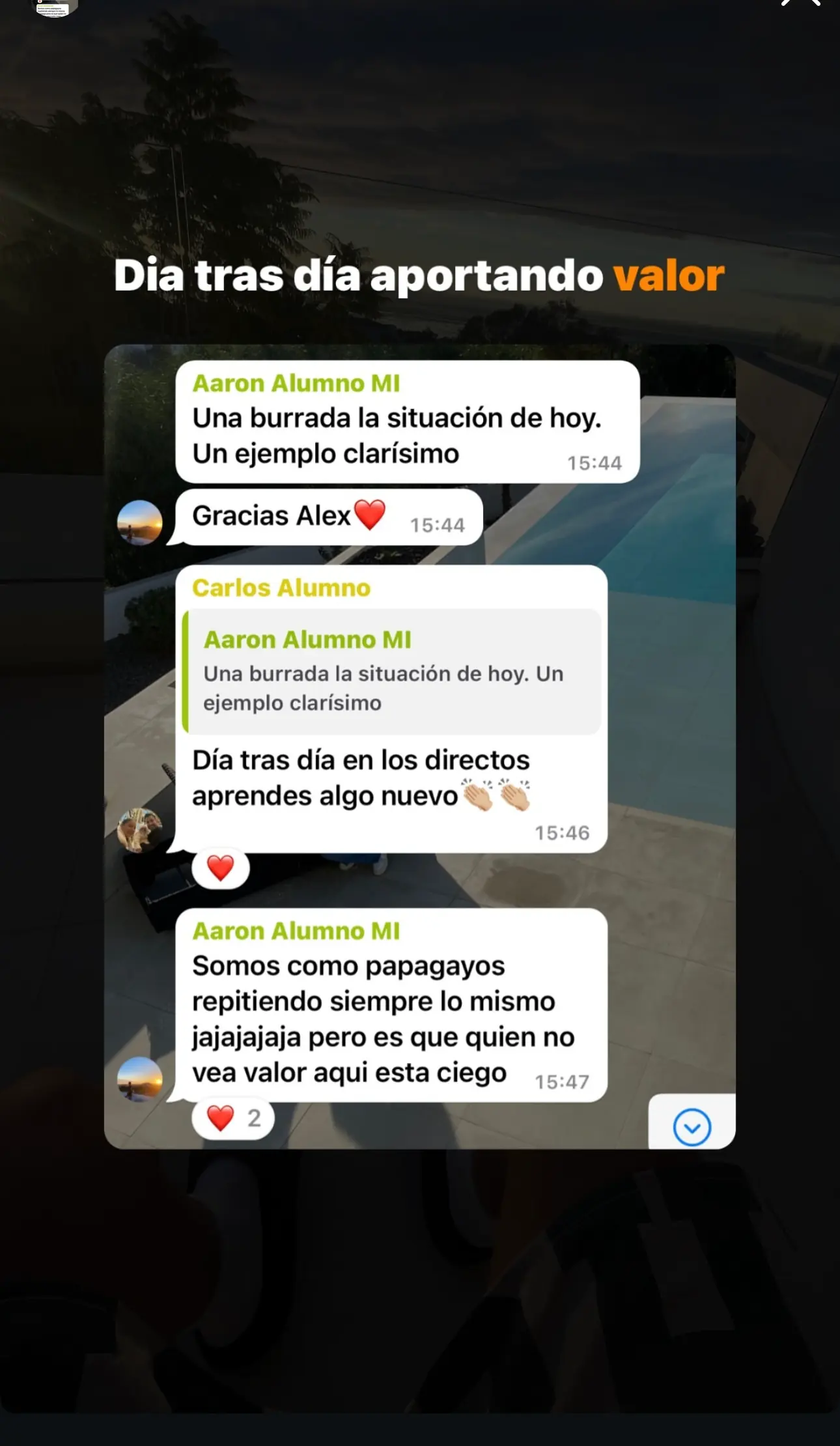 Resultado de un cliente de mundoInversiones