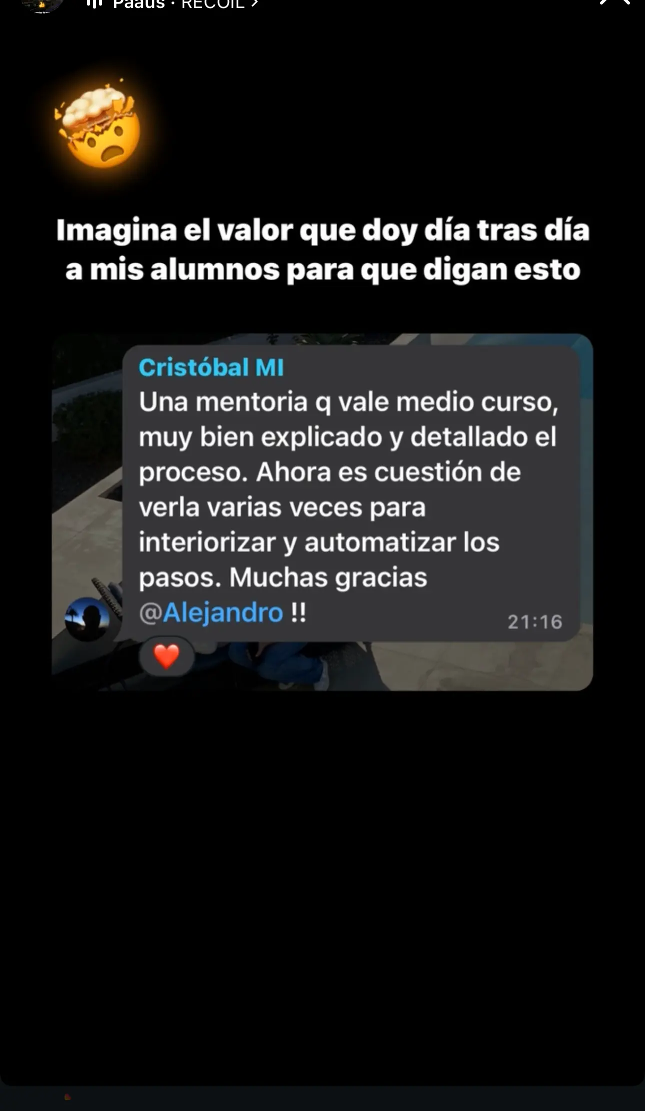 Resultado de un cliente de mundoInversiones