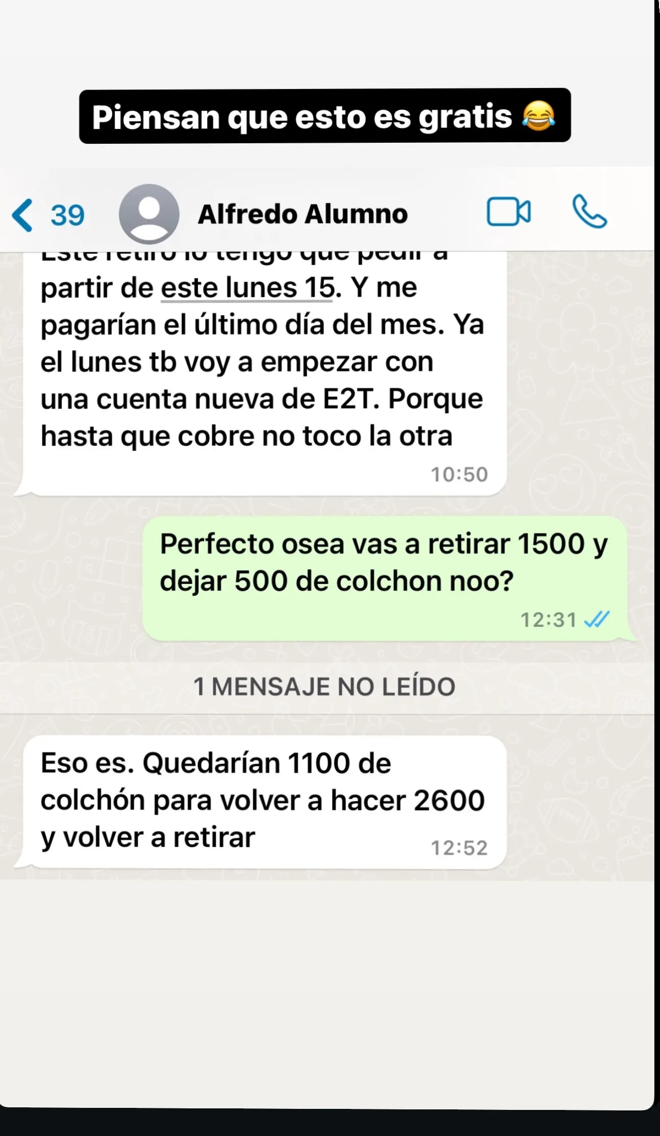 Resultado de un cliente de mundoInversiones