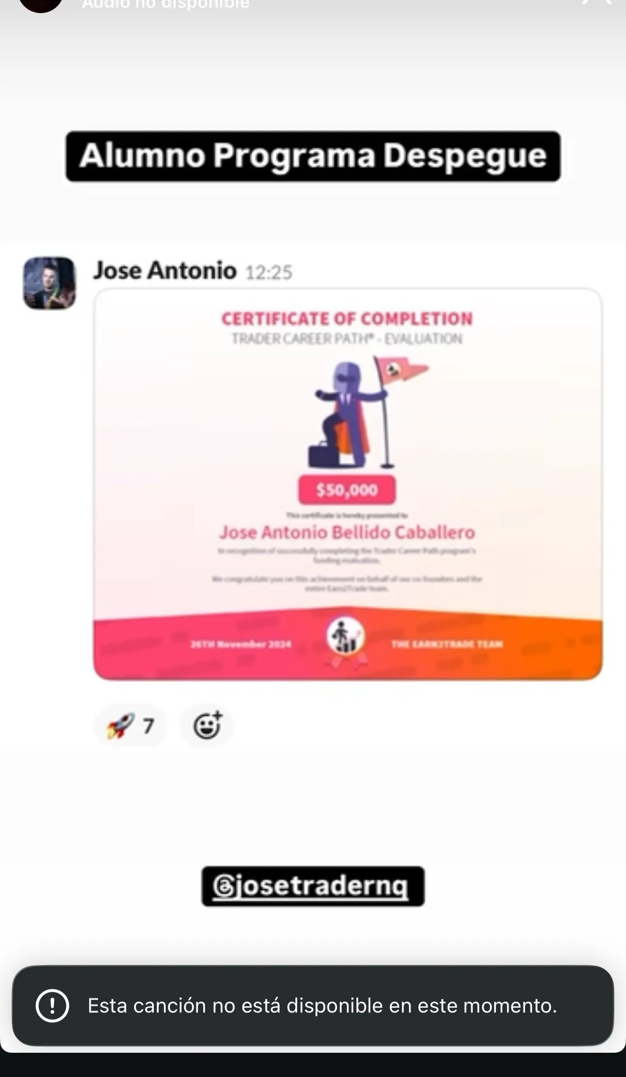 Resultado de un cliente de mundoInversiones