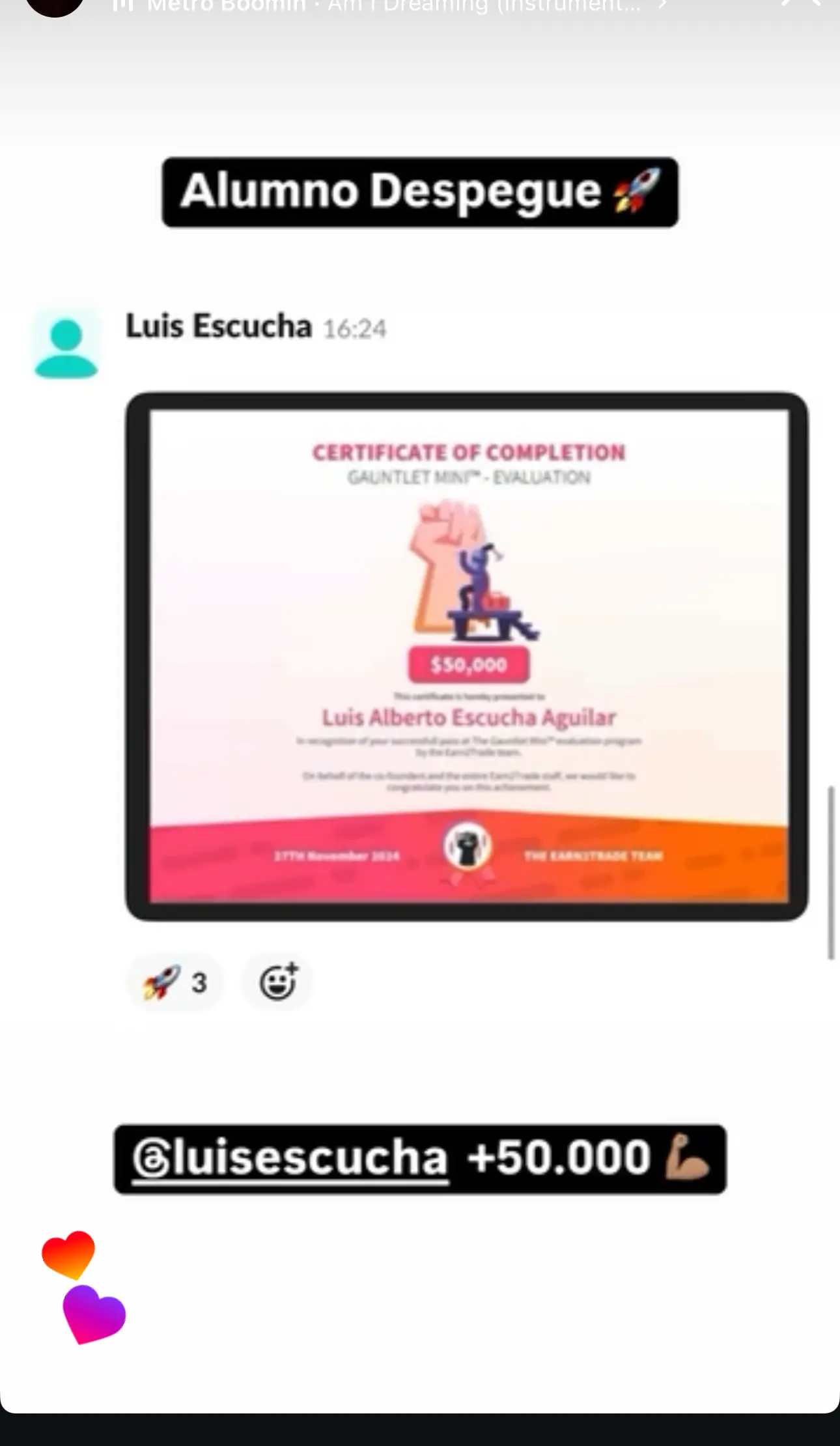 Resultado de un cliente de mundoInversiones