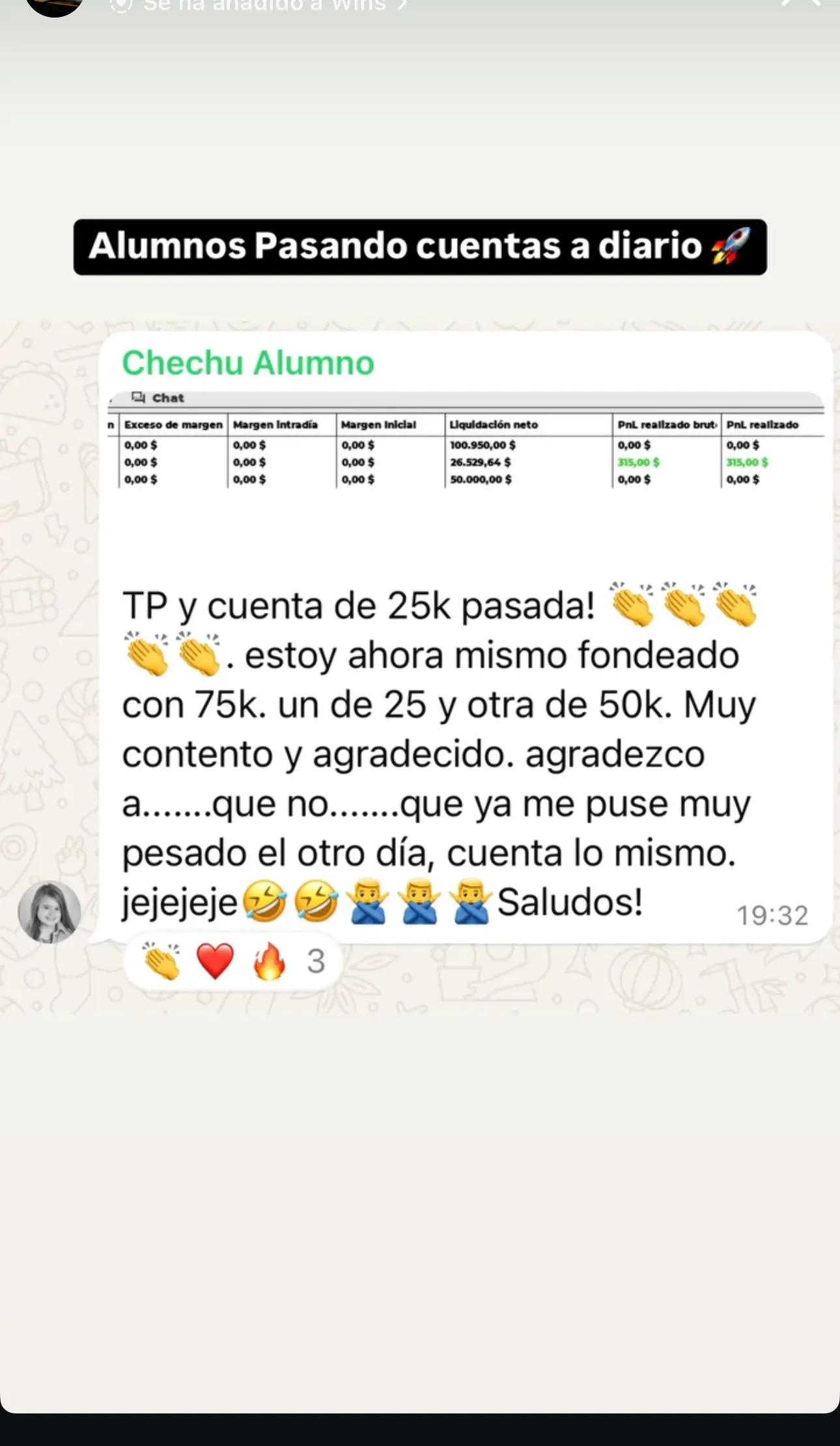 Resultado de un cliente de mundoInversiones