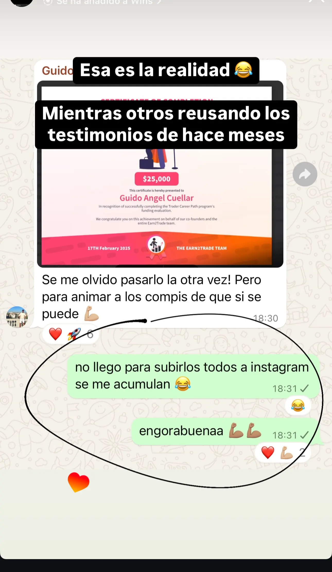 Resultado de un cliente de mundoInversiones