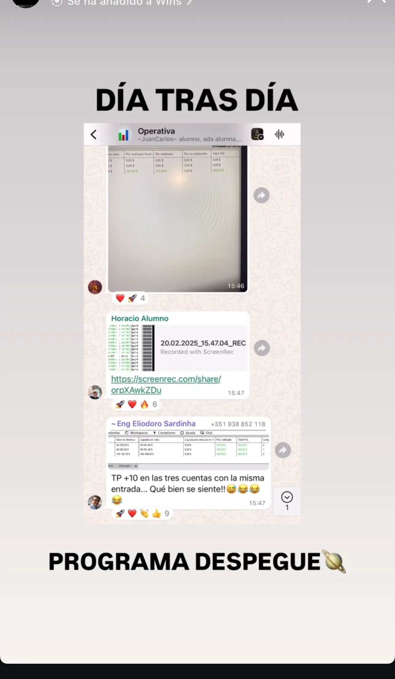 Resultado de un cliente de mundoInversiones