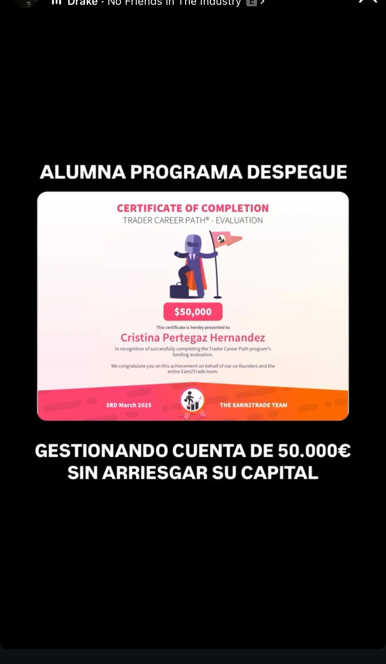 Resultado de un cliente de mundoInversiones