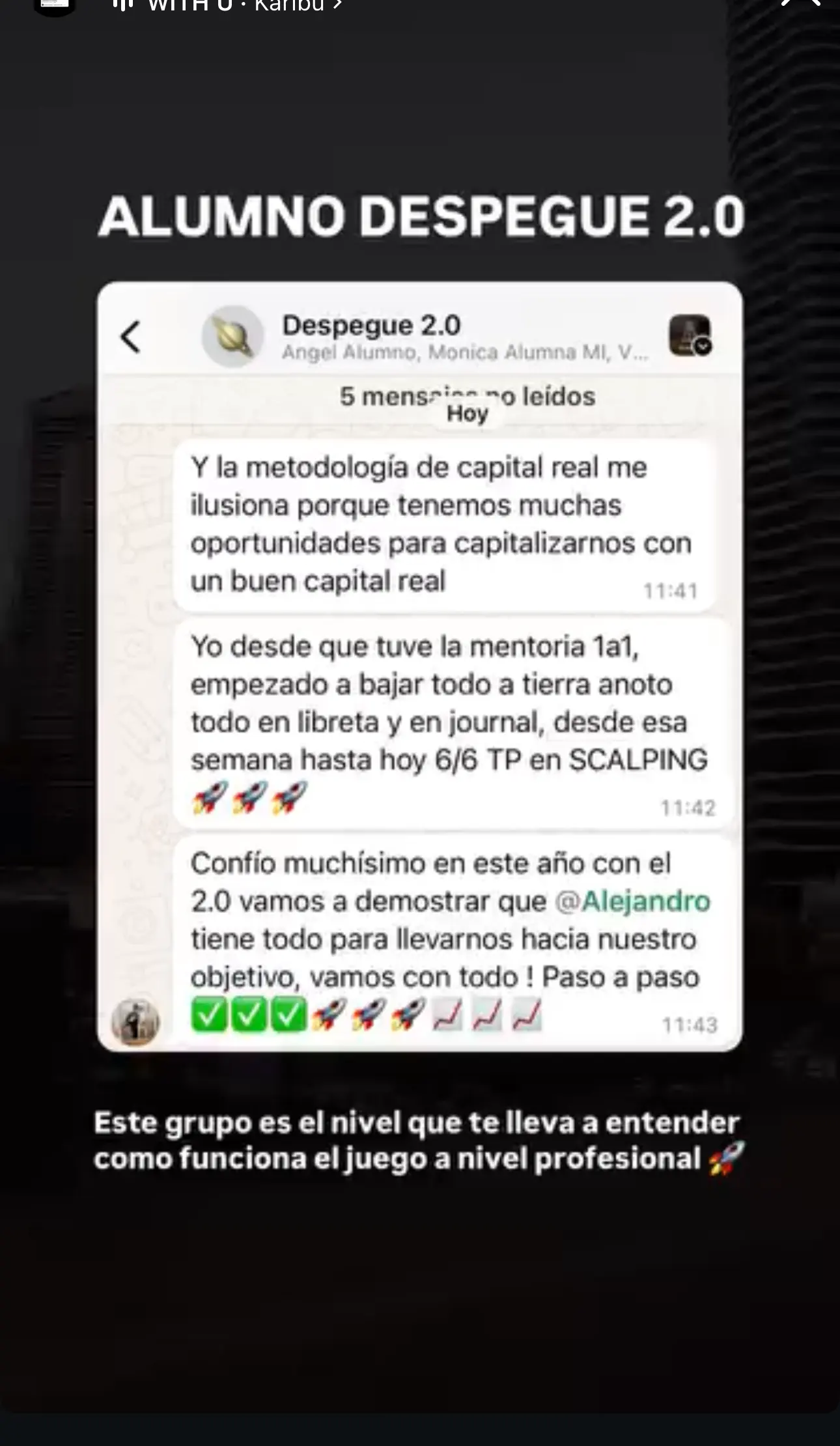 Resultado de un cliente de mundoInversiones