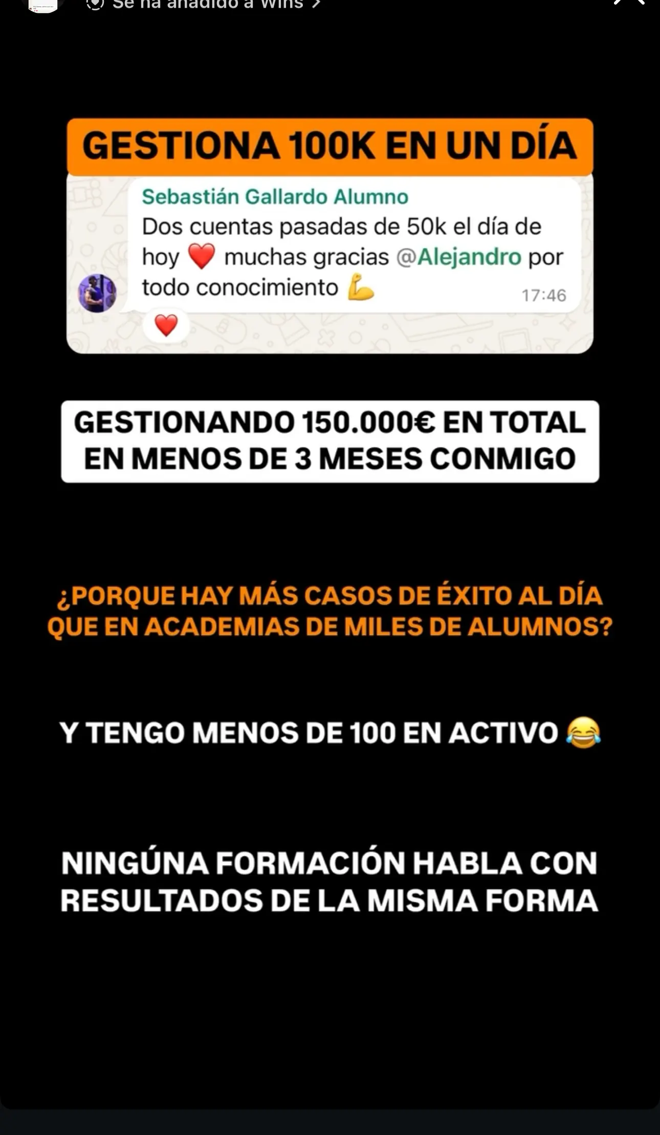 Resultado de un cliente de mundoInversiones