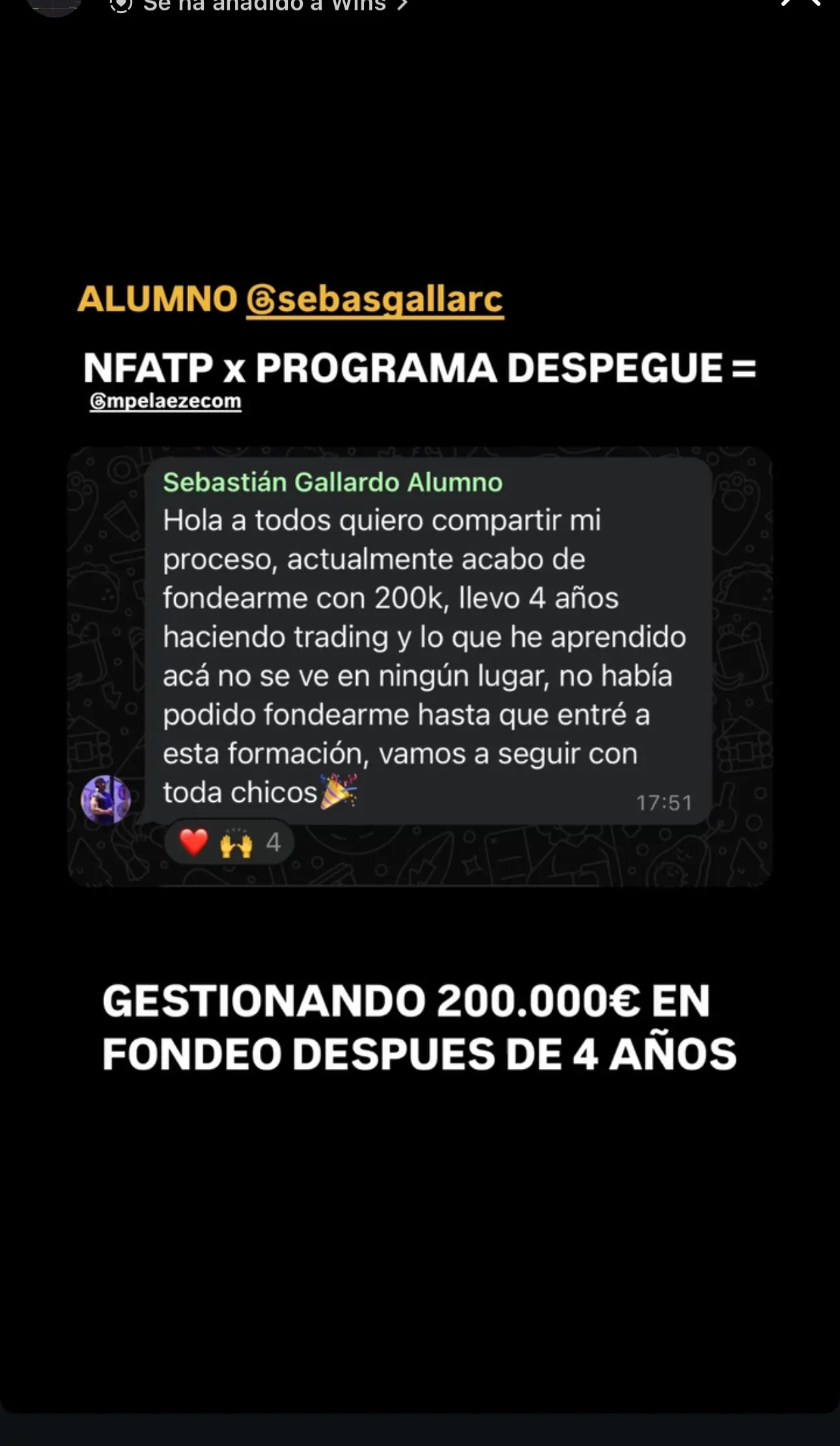 Resultado de un cliente de mundoInversiones