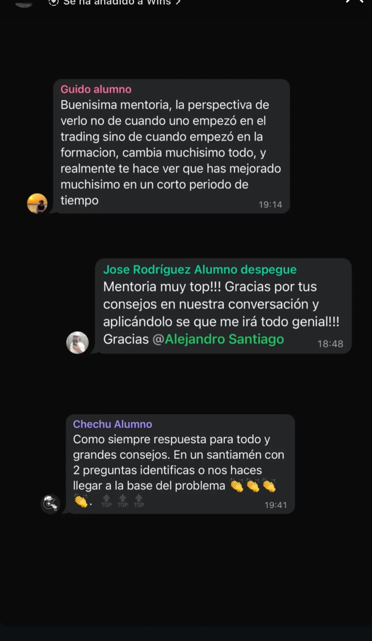 Resultado de un cliente de mundoInversiones