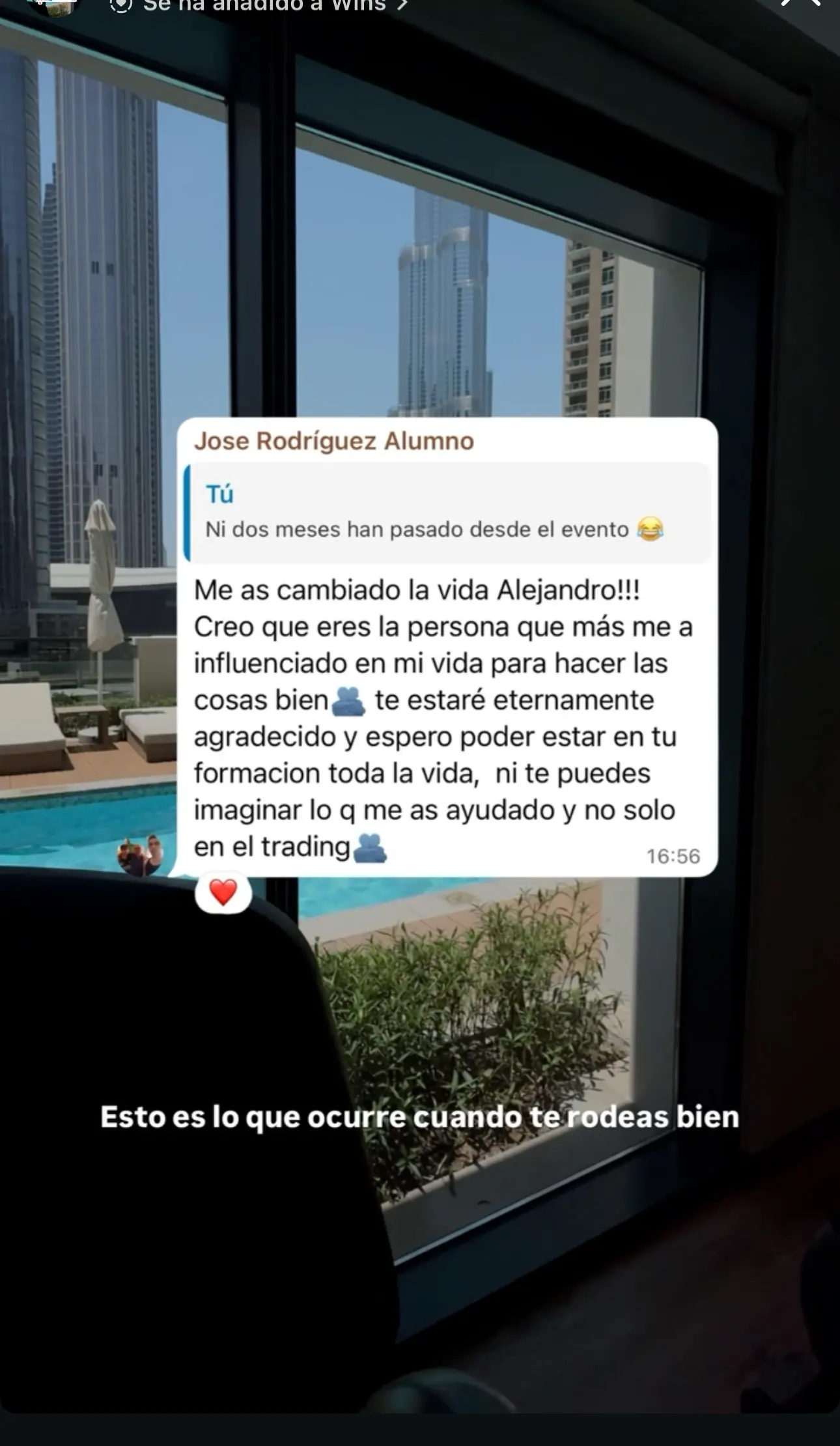 Resultado de un cliente de mundoInversiones